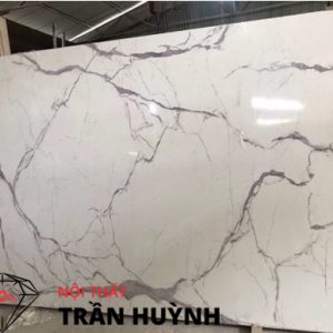 Đá Marble nhân tạo vân mây trắng