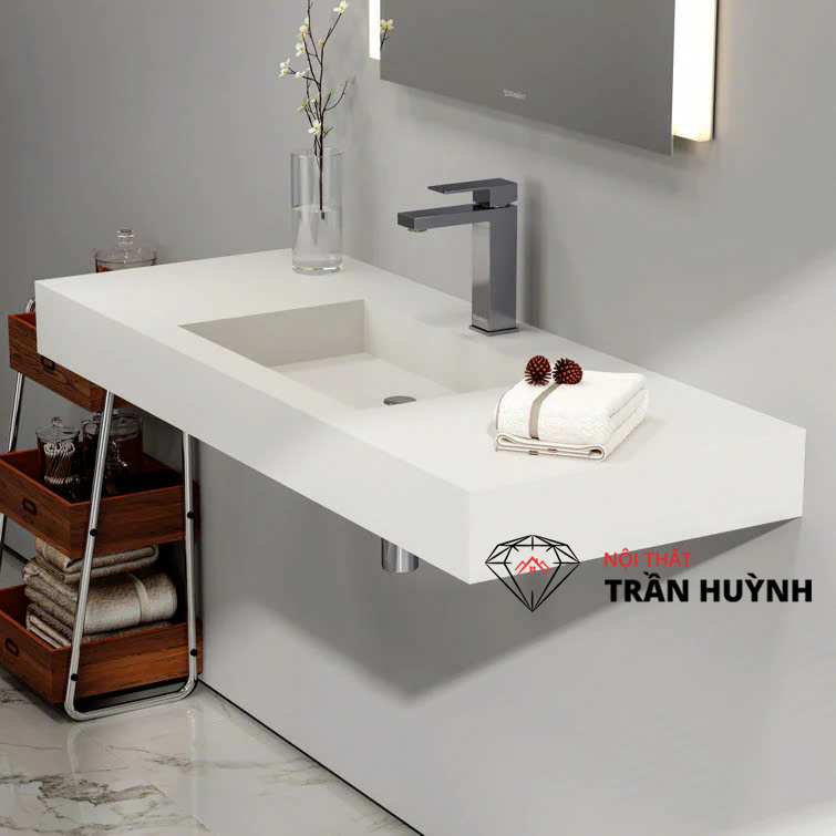 Lavabo đá nhân tạo Solid Surface - Lựa chọn cho không gian sống hoàn hảo